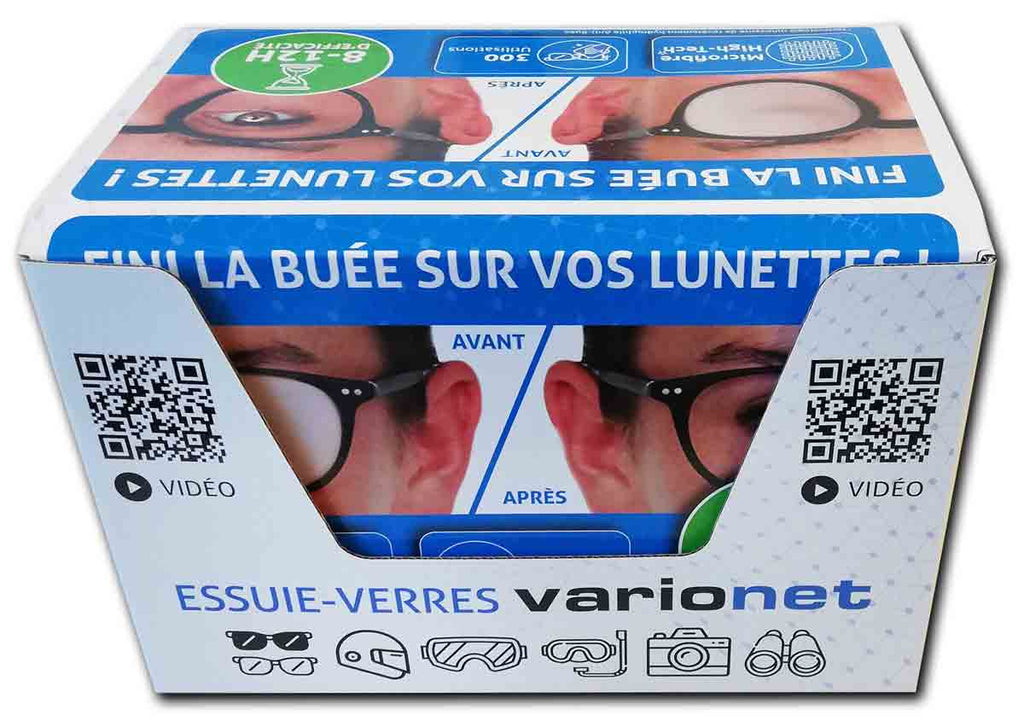 Nettoyeur anti-buée pour lunettes LensClean